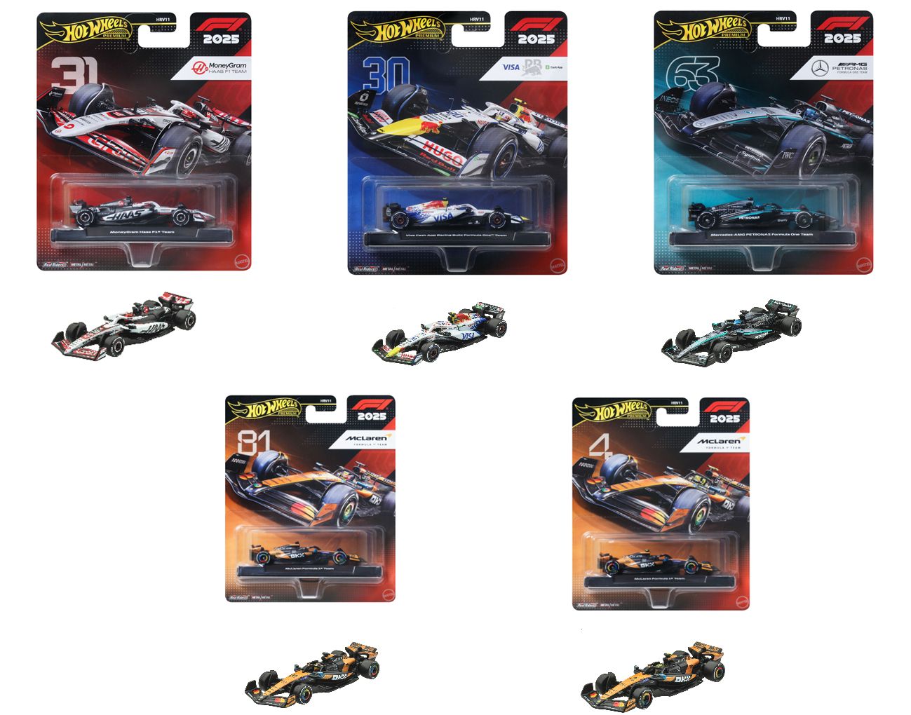 Hot Wheels (ダイキャスト製) プレミアム レース アソートメント