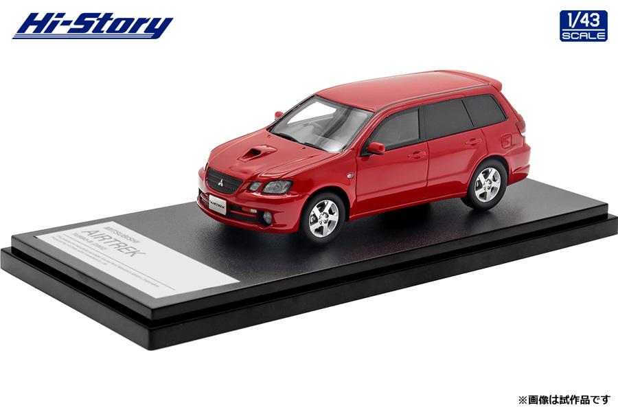 Hi-Story（ハイストーリー）1/43 MITSUBISHI AIRTREK TURBO-R (2002) レッド