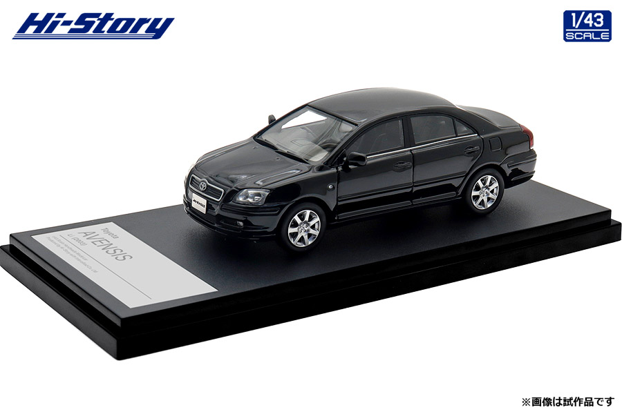 Hi-Story(ハイストーリー) 1/43 (レジン製) Toyota AVENSIS Li (2003)ブラックマイカ