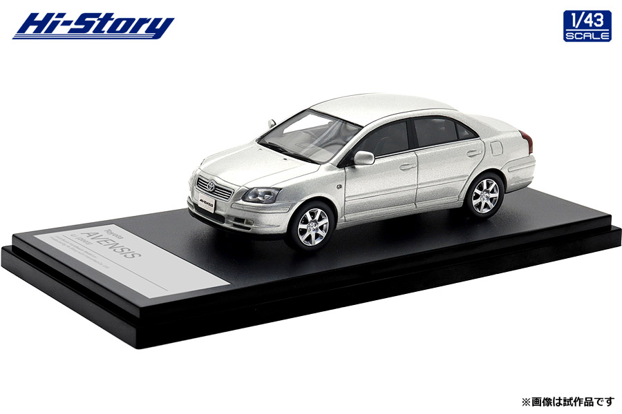 Hi-Story(ハイストーリー) 1/43 (レジン製) Toyota AVENSIS Li (2003)シルバーメタリック