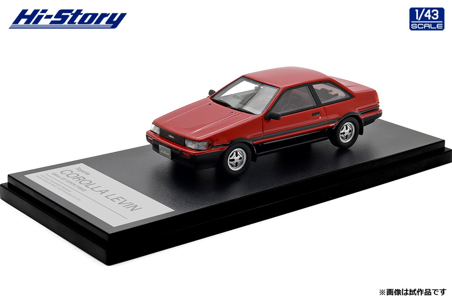 Hi-Story(ハイストーリー) 1/43 (レジン製) Toyota COROLLA LEVIN 2dr