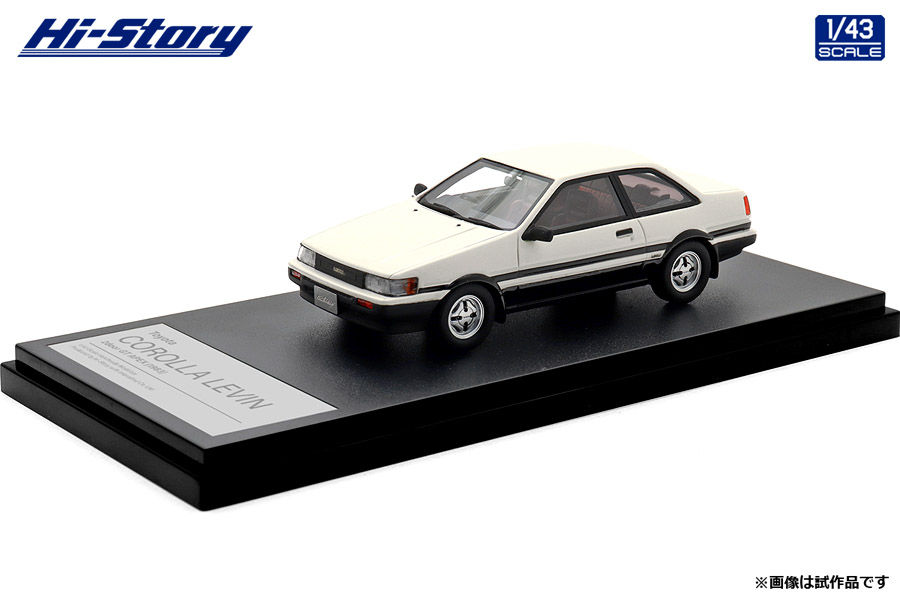 Hi-Story(ハイストーリー) 1/43 (レジン製) Toyota COROLLA LEVIN 2dr GT APEX (1983) ハイテックツートン