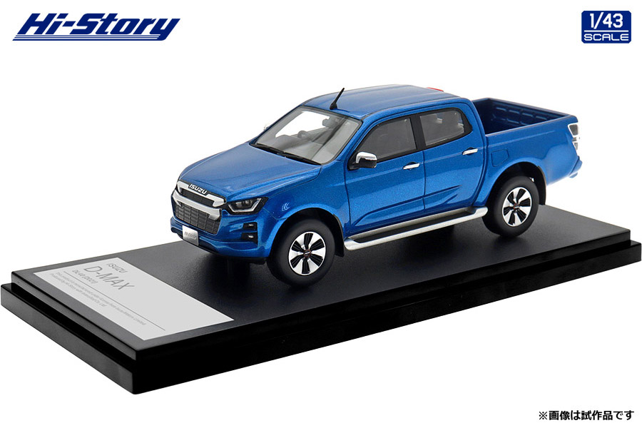 [予約]Hi-Story(ハイストーリー) 1/43 (レジン製)  ISUZU D-MAX DL40 (2021) サファイアブルー