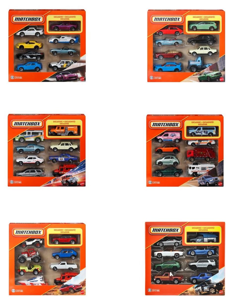 [予約]MATCHBOX 1/64 (ダイキャスト製) 8パック アソート