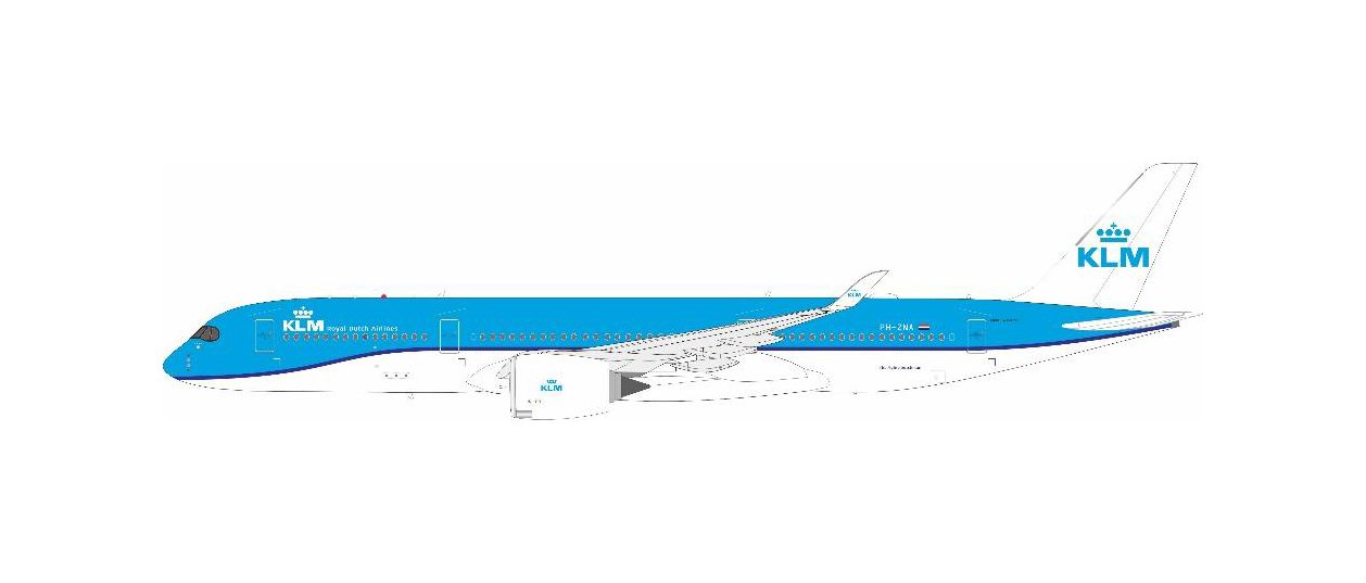 [予約]InFlight Model 1/200 (ダイキャスト製)A350-900 KLM Royal Dutch Airlines PH-ZNA