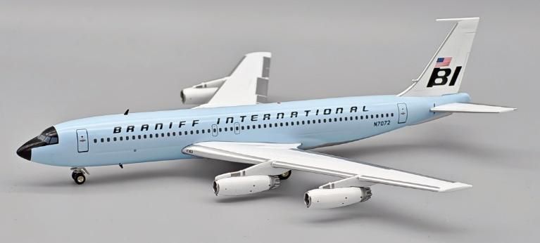 InFlight Model 1/200 (ダイキャスト製) 707-200 Braniff