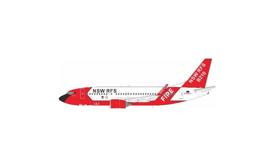 [予約]InFlight Model 1/200 (ダイキャスト製)737-300 NSW Rural Fire Service N138CG 