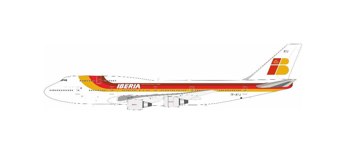 [予約]InFlight Model 1/200 (ダイキャスト製)747-300 Iberia TF-ATJ