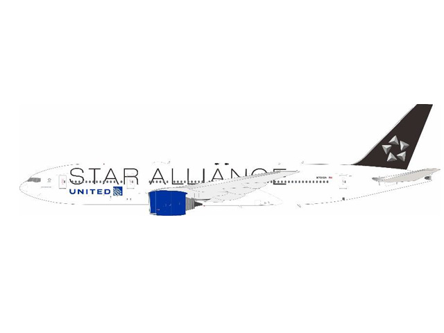 [予約]InFlight Model 1/200 (ダイキャスト製)777-200ER United Airlines N794UA