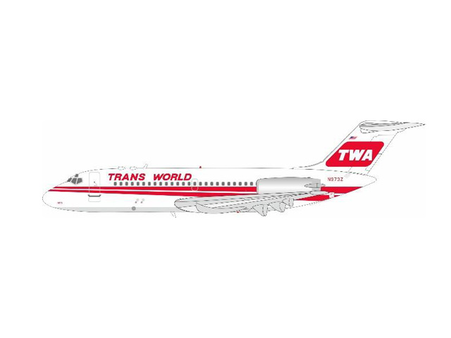 [予約]InFlight Model 1/200 (ダイキャスト製)DC-9-15 Trans World Airlines N973Z