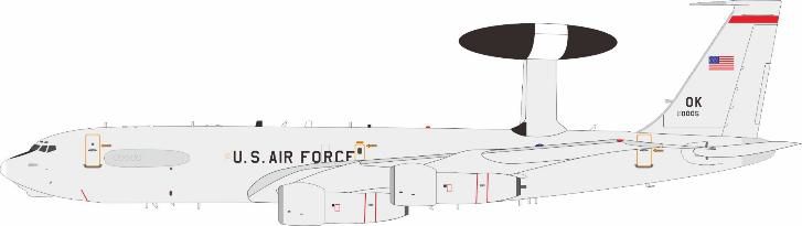 [予約]InFlight Model 1/200 (ダイキャスト製)E-3G(707-300) US Air Force 81-0005