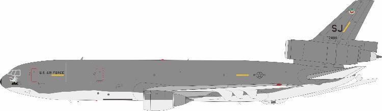 [予約]InFlight Model 1/200 (ダイキャスト製)KC-10A (DC-10-30CF) US Air Force 87-0121 