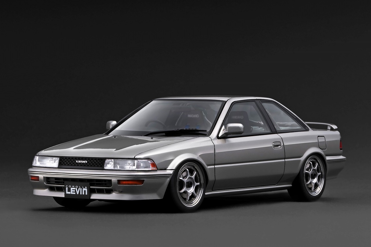 [予約]ignition model(イグニッションモデル) 1/18 (レジン製) TOYOTA COROLLA LEVIN GT APEX (AE92) Gun Metallic