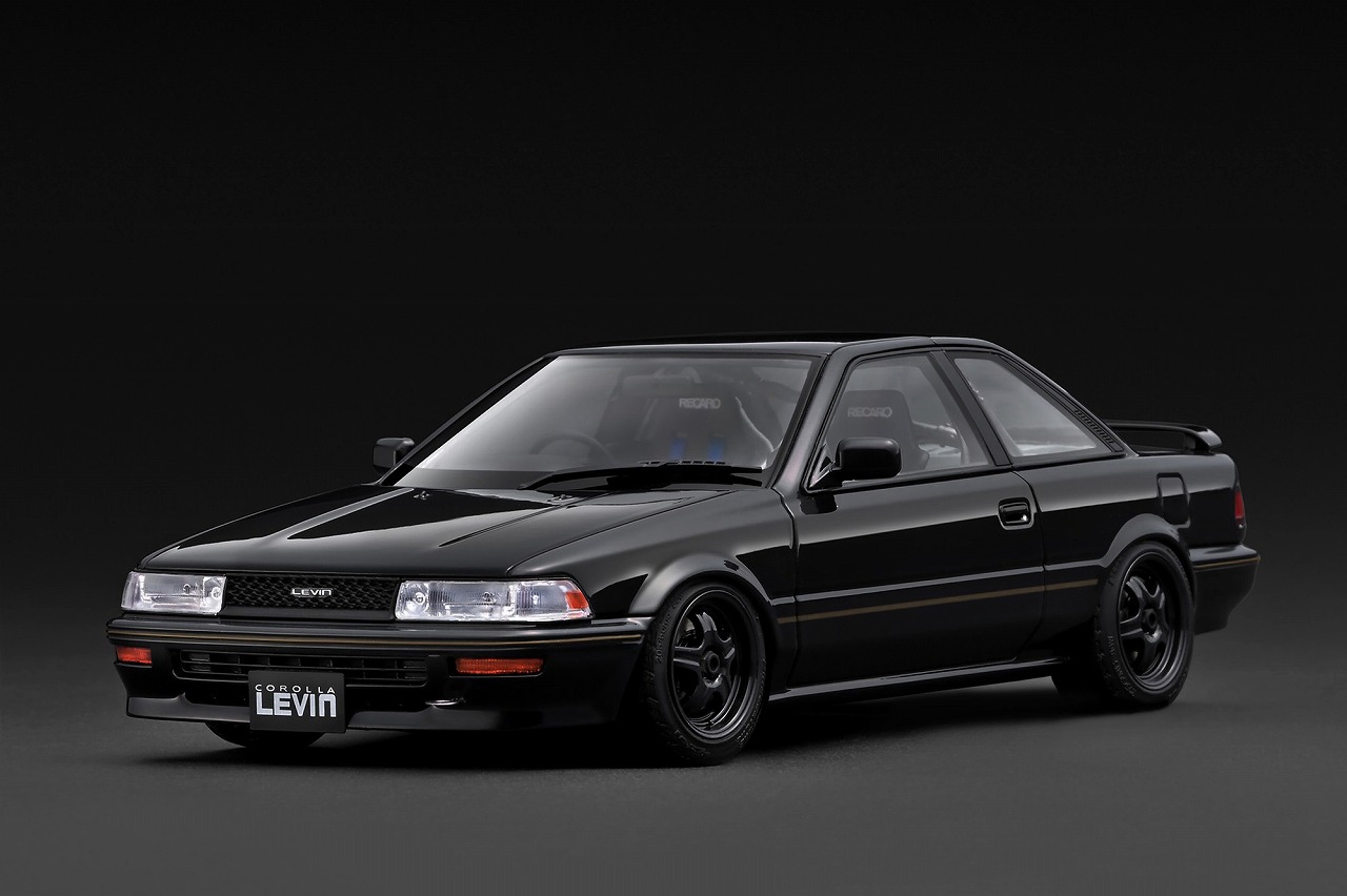 [予約]ignition model(イグニッションモデル) 1/18 (レジン製) TOYOTA COROLLA LEVIN GT APEX (AE92) Black