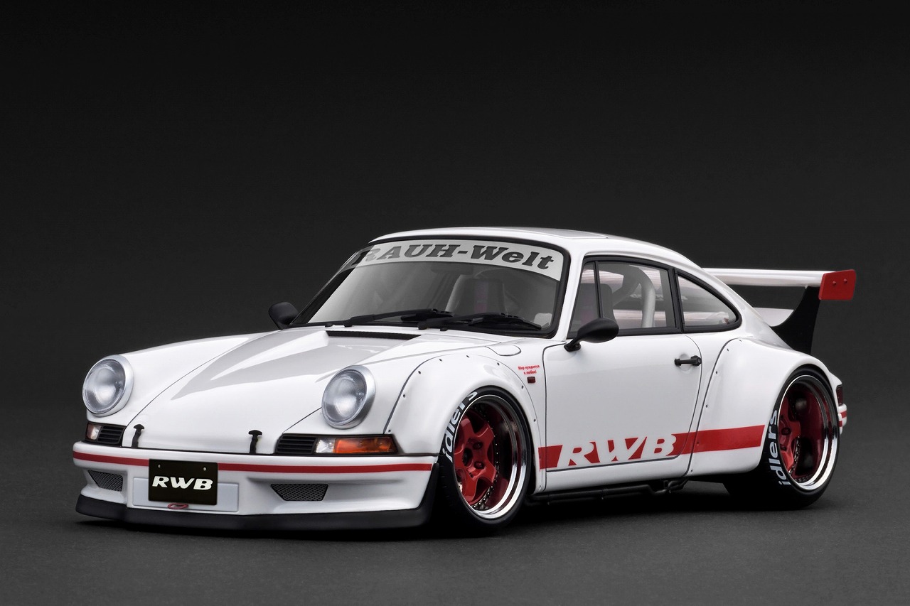RWB997ignition Model 1/18 白 1/18 Ignition Model Porsche RWB 997 GT3 White - LIVECARMODEL.com