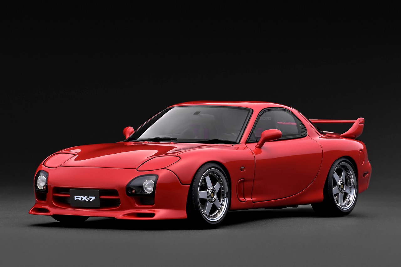 イグニッションモデル1/18 RX7 FC3S Red IG0218 廃盤レア イグニッションモデル 1/18 パンデム RX-7 (FC3S) レッド : キッド