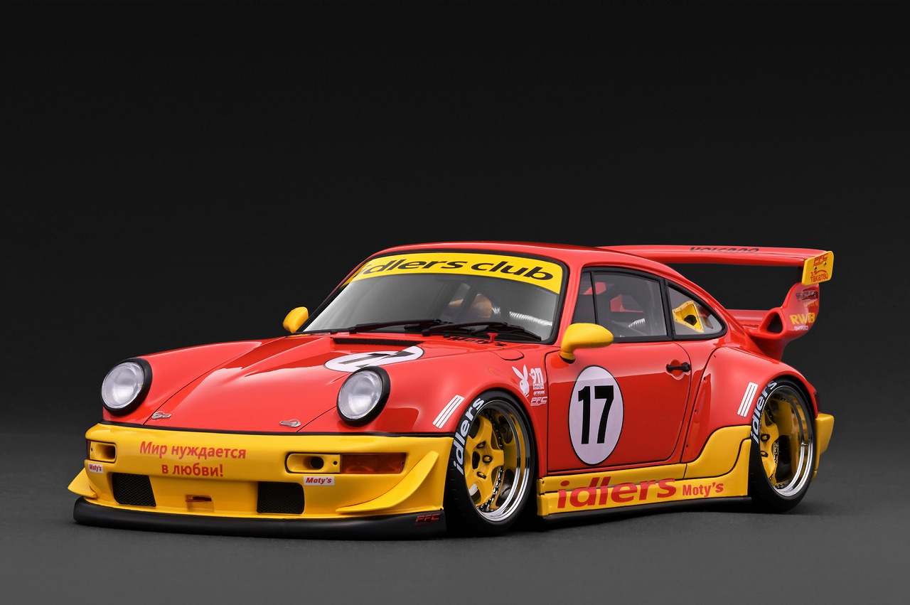 [予約]ignition model(イグニッションモデル) 1/18 (レジン製) RWB 964 Red / Yellow