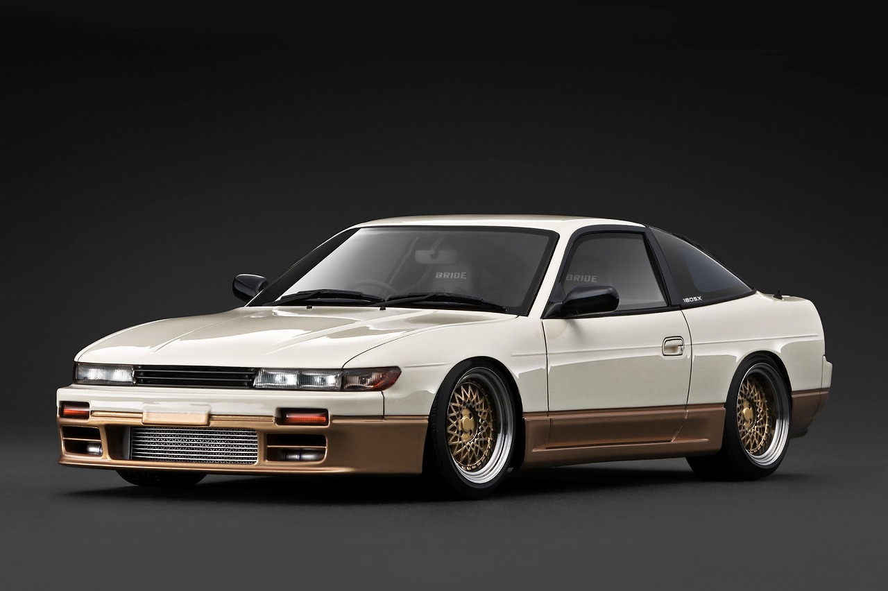 [予約]ignition model(イグニッションモデル) 1/18 (レジン製) Nissan Sileighty White/Gold  