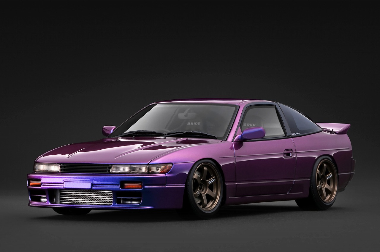 [予約]ignition model(イグニッションモデル) 1/18 (レジン製) Nissan Sileighty Purple Metallic 