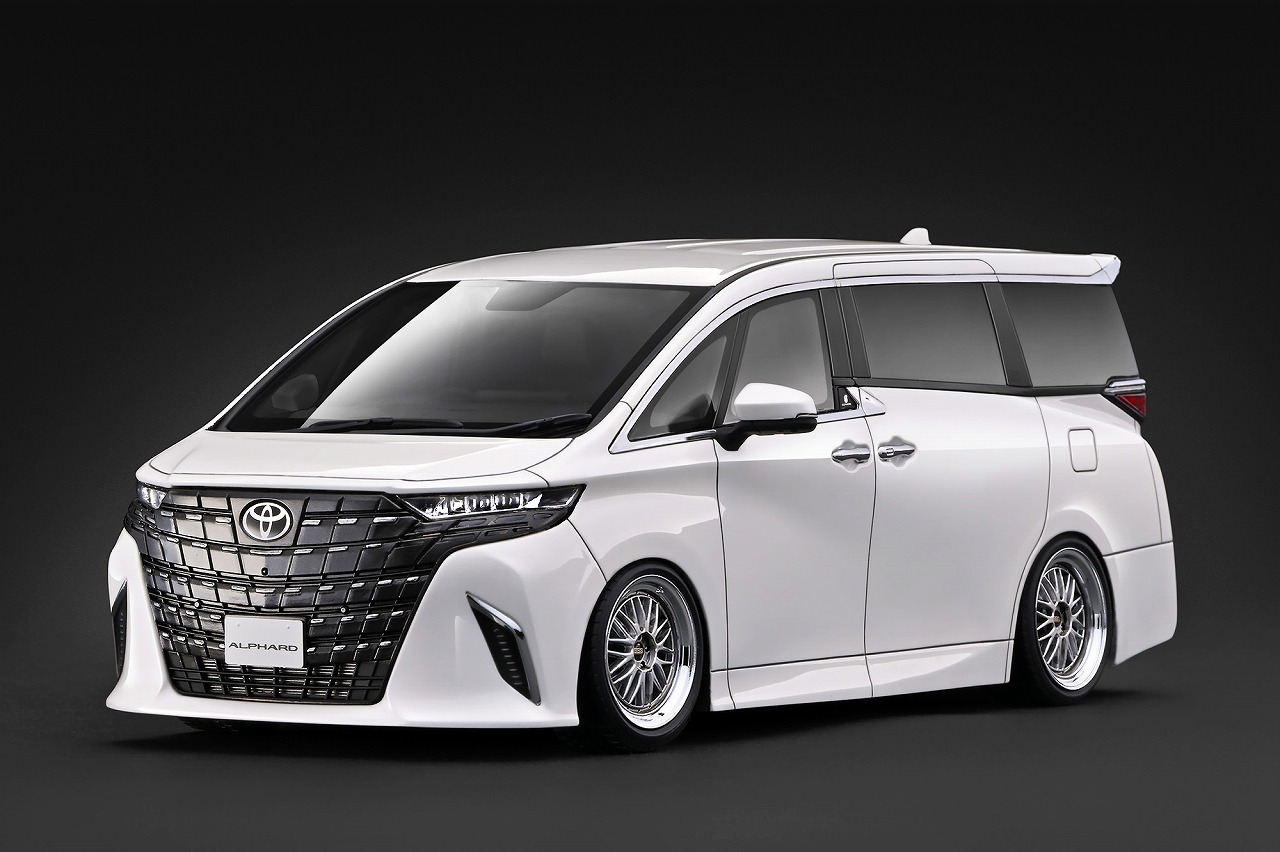 [予約]ignition model(イグニッションモデル) 1/18 (レジン製) Toyota ALPHARD Z (H40W) Pearl White