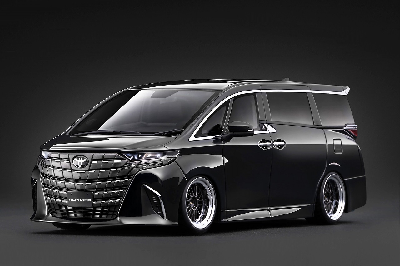 [予約]ignition model(イグニッションモデル) 1/18 (レジン製) Toyota ALPHARD Z (H40W) Black
