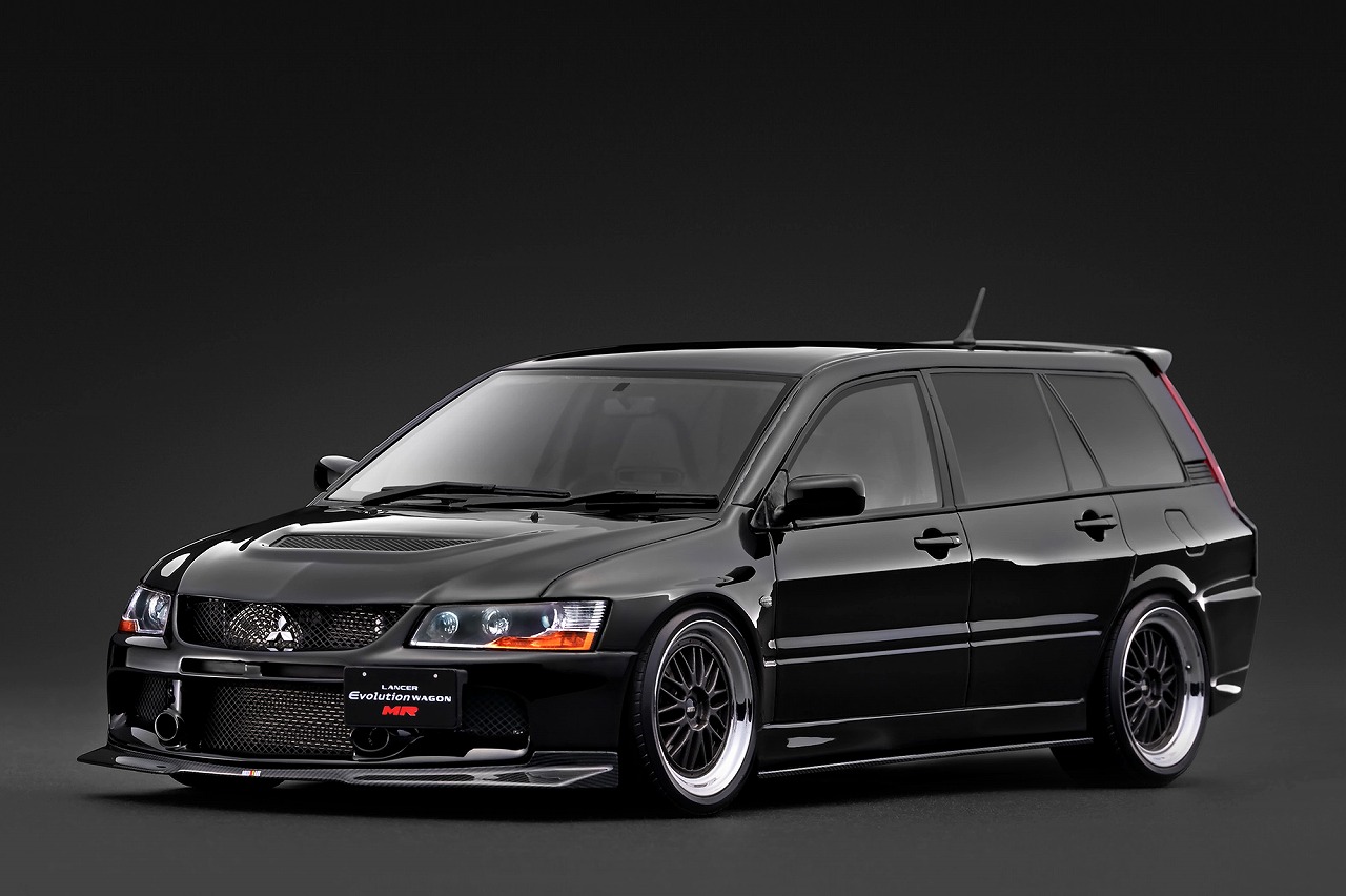 [予約]ignition model(イグニッションモデル) 1/18 (レジン製) Mitsubishi Lancer Evolution Wagon MR (CT9W) White