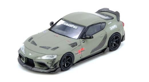 INNO Models(イノモデル) 1/64 (ダイキャスト製) Toyota スープラ A90 DARWIN PRO マットグリーン