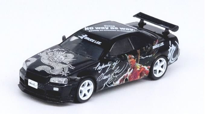 INNO Models(イノモデル) 1/64 Nissan スカイライン GT-R (R34) "Bruce Lee"
