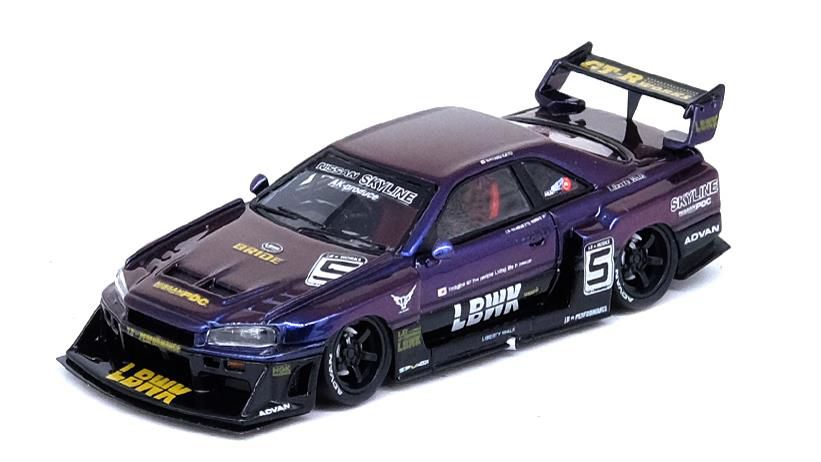 CAPO 1/8 R34 ミッドナイトパープルⅡ LIMITED GTR R34 ホビーラジコン