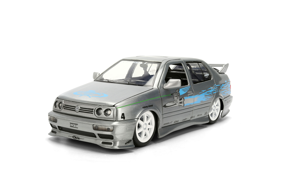 [予約]Jada Toys(ジャダトイズ) 1/24 (ダイキャスト製) F&F VW ジェッタ シルバー/ブラッシュ仕上げ (ジェシー)