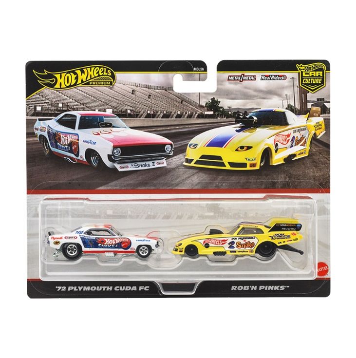Hot Wheels プレミアム 2パック '72 プリマス クーダ FC /ロブ