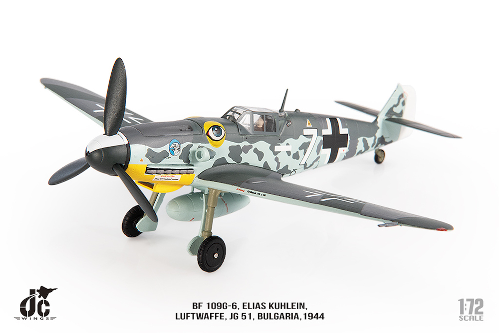 JCW 1/72 (ダイキャスト製) BF 109G-6 ドイツ空軍 JG 51 ブルガリア 1944