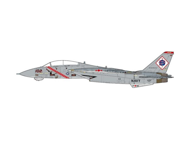[予約]JCW 1/72 (ダイキャスト製) F-14B アメリカ海軍 VF-102 ダイアモンドバックス 不朽の自由作戦 2001年