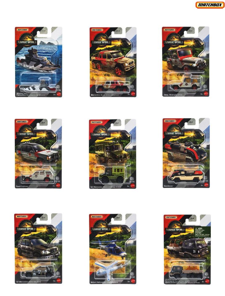 MATCHBOX  ジュラシック・ワールド ベーシックカー