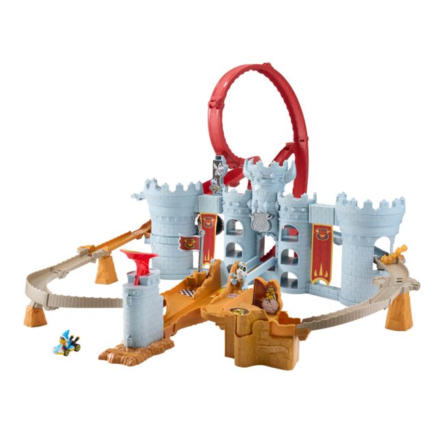 [予約]Hot Wheels  (プラスチック製) マリオカート クッパ城レーシング トラック