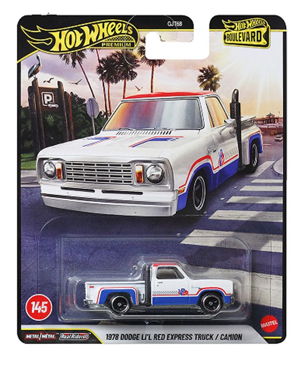Hot Wheels  (ダイキャスト製) ブールバード 1978 ダッジ リル レッドエクスプレス トラック