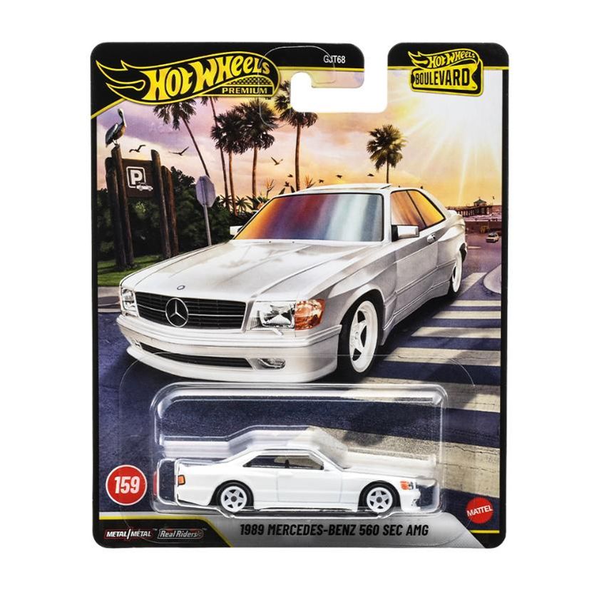 [予約]Hot Wheels 1/64 (ダイキャスト製) ブールバード 1989 メルセデス・ベンツ 560 SEC AMG