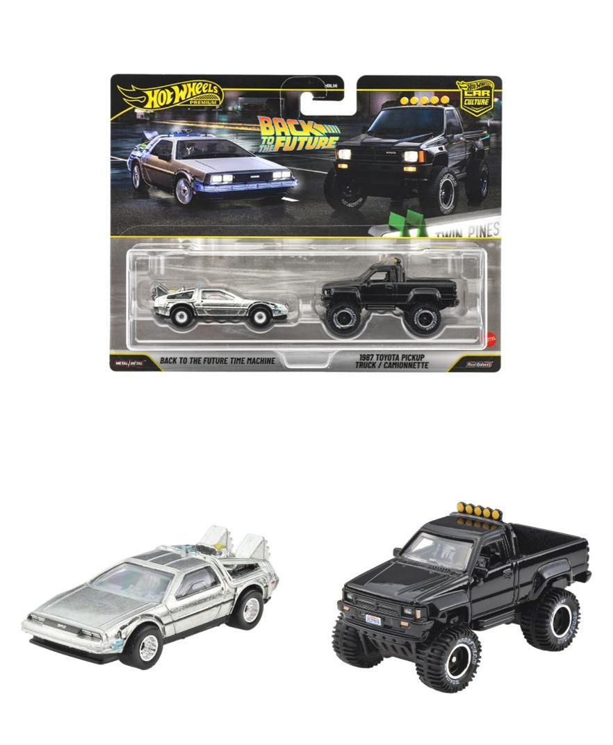 Hot Wheels 1/64 (ダイキャスト製) プレミアム2パック バック・トゥ