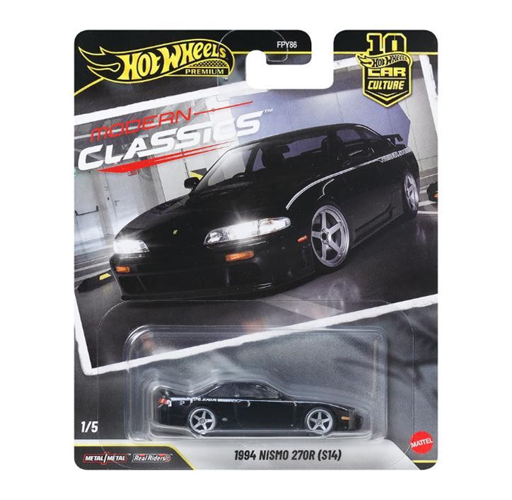 [予約]Hot Wheels 1/64 (ダイキャスト製) カーカルチャー モダン・クラシックス 1994 ニスモ 270R (S14)