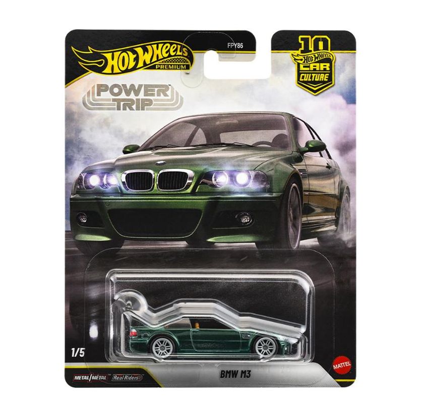 [予約]Hot Wheels 1/64 (ダイキャスト製) カーカルチャー パワートリップ BMW M3