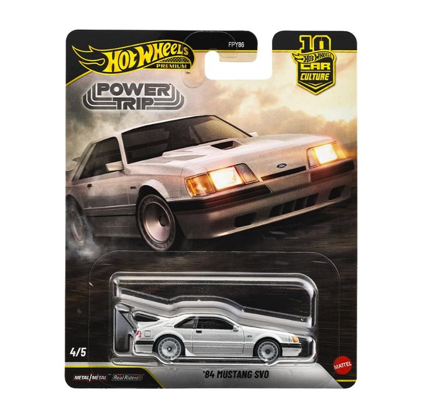 [予約]Hot Wheels 1/64 (ダイキャスト製) カーカルチャー パワートリップ '84マスタング SVO