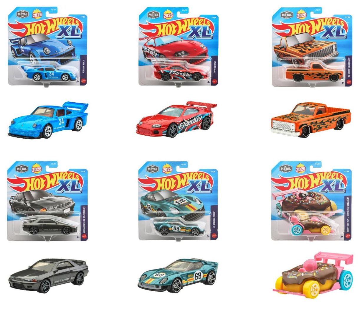 Hot Wheels (ダイキャスト製) XL ベーシックカー アソート
