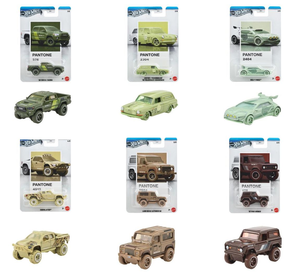 [予約]Hot Wheels 1/64 (ダイキャスト製) パントーン　アソート - オフロードラリー