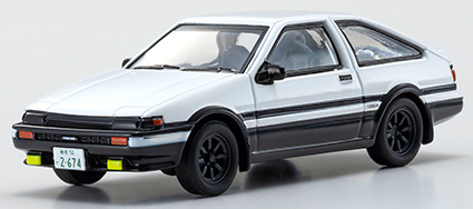 [予約]京商オリジナル 1/64 (ダイキャスト製) 頭文字D トヨタ スプリンター トレノ (AE86)　※再入荷