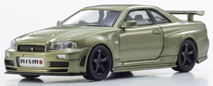京商オリジナル 1/64 (ダイキャスト製) [MOTN] ニスモ R34 GT-R Z-tune