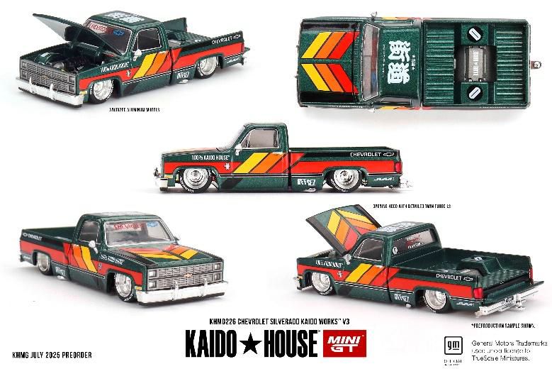 MINI GT 1/64 (ダイキャスト製) シボレー シルバラード KAIDO