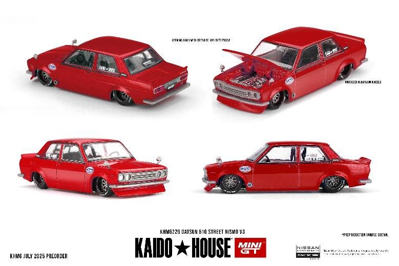 MINI GT 1/64 (ダイキャスト製) ダットサン ストリート KAIDO