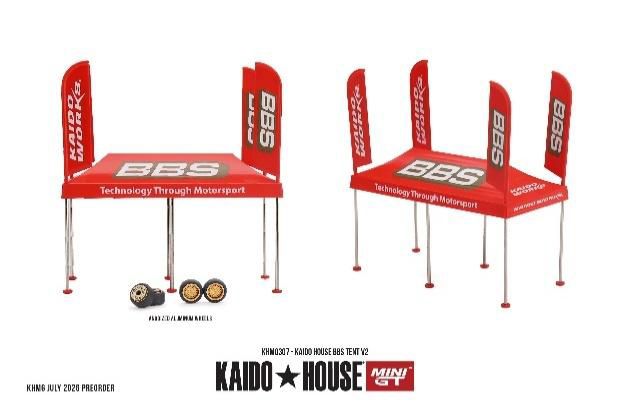 [予約]MINI GT 1/64 (プラスチック製) KAIDO HOUSE BBS テント V2