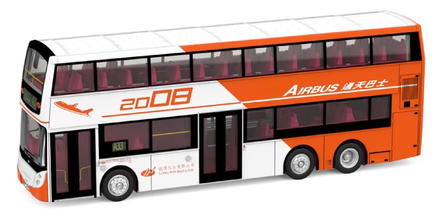 [予約]TINY（タイニー）Tiny City KMB93 ボルボ B9TL Enviro500 (A33)
