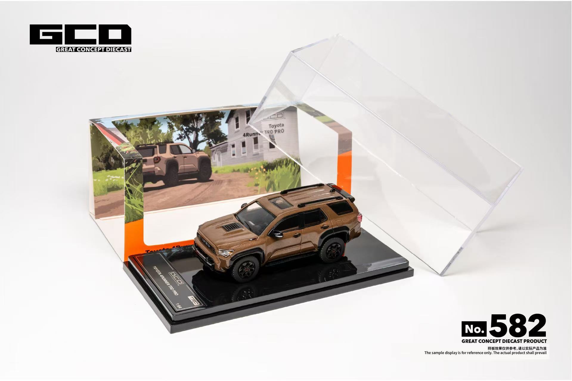 [予約]ゲインコーププロダクツ 1/64 (ダイキャスト製) Toyota 4 Runner TRD Pro 2025 ブラウン